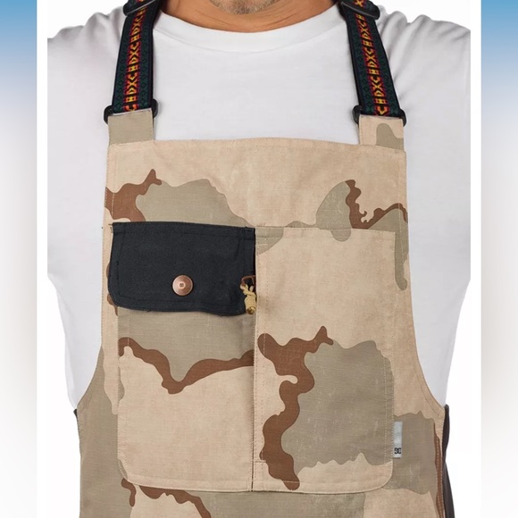 🔥 DC 15K PLATOON BIB SNOW PANT FOR MEN CAMO PRINT NWT 🔥 - Picture 4 of 15
